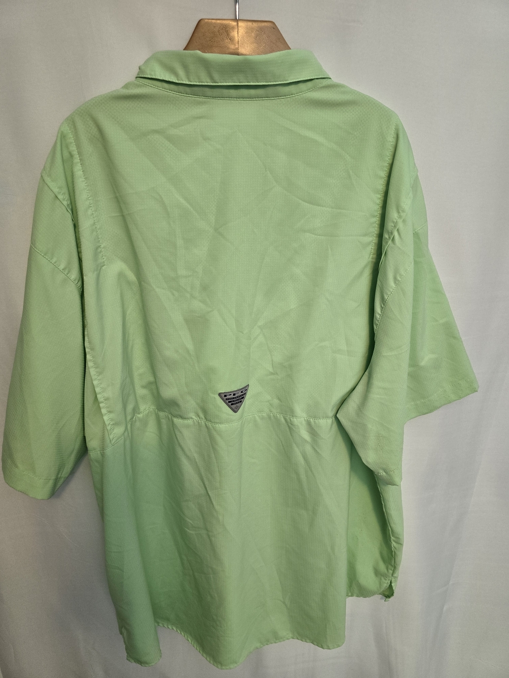 Columbia Men's Mint Green Short-Sleeve Fishing Shirt XXL - Picture 2 of 4